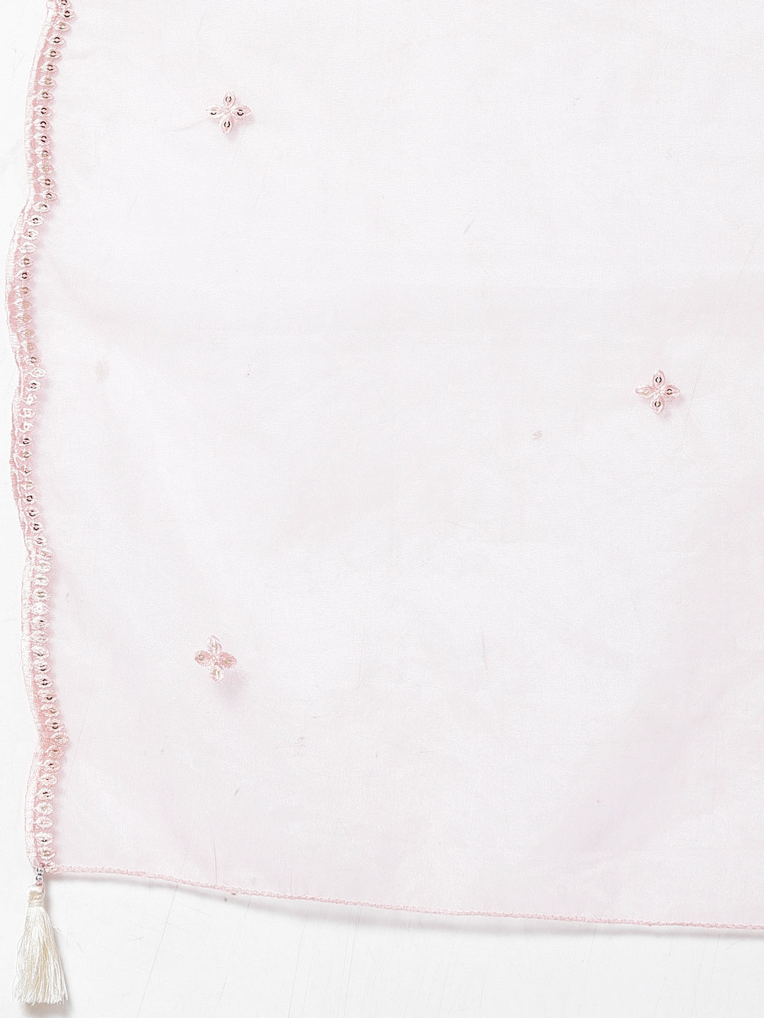 Baby Pink Chanderi Silk Embroidered Kurta Set-ARH1581