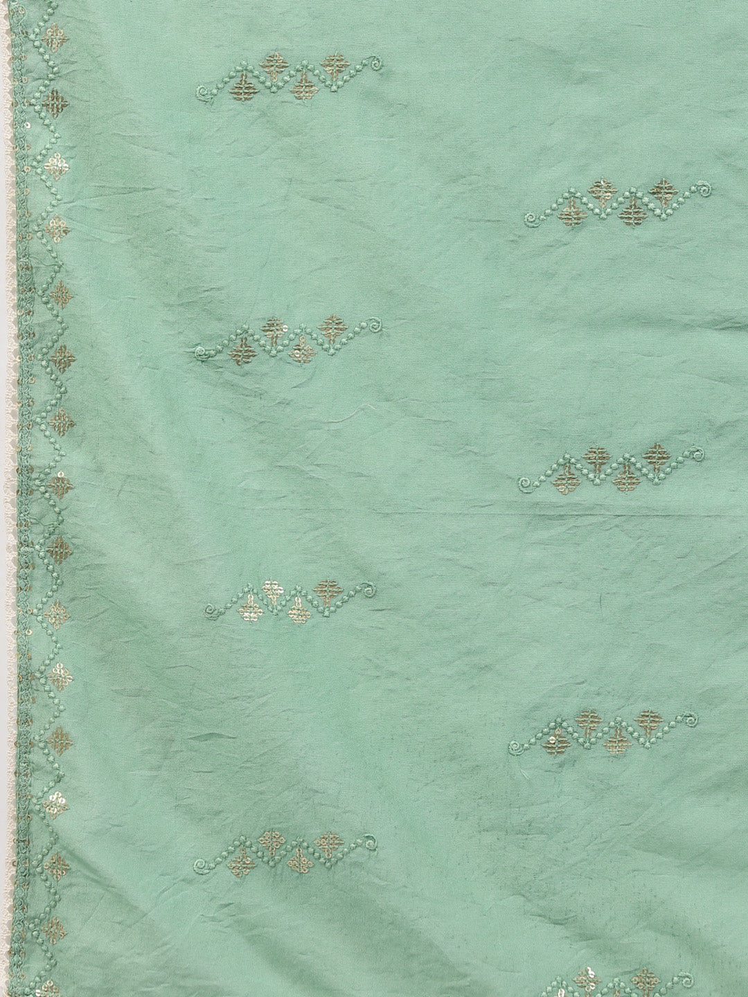 Embroidered Gathered Embellished Kurta Set-ARH2035G