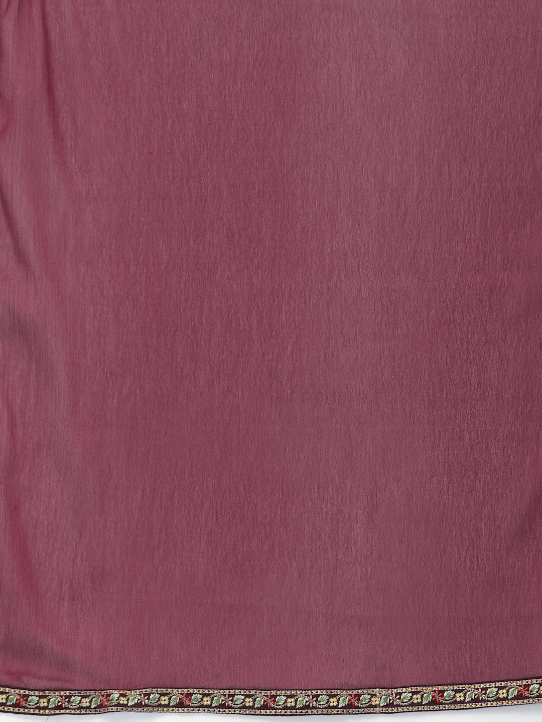 Wine Embroidered Tiered Kurta With Trouser & Dupatta Set - ARH1166