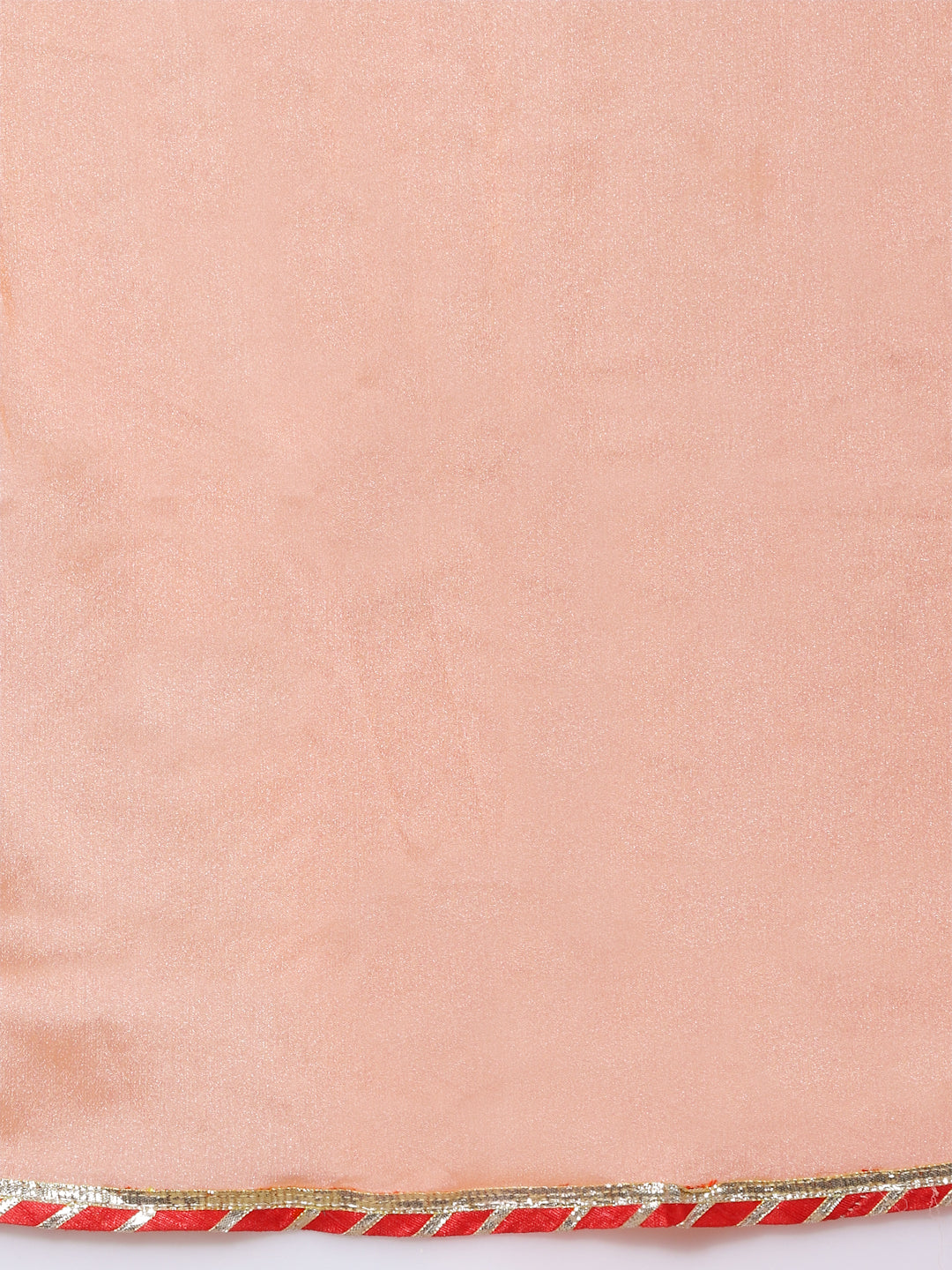 Peach Embroidered Kurta, Trouser & Dupatta Set - ARH1171