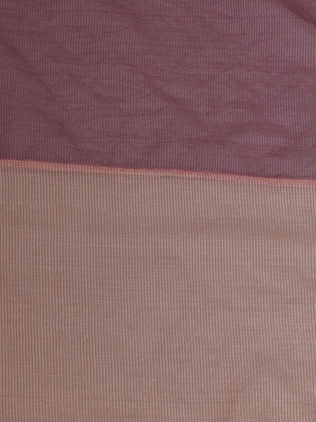 Peach Embroidered Straight Kurta With Trouser & Dupatta Set - ARH1385