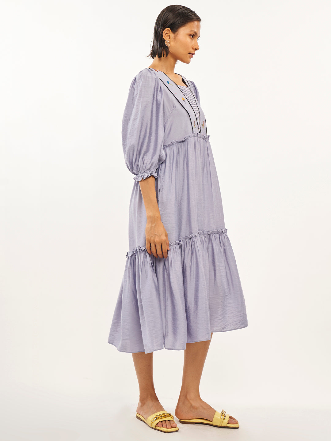 Lavender Tiered Dress - ARH145
